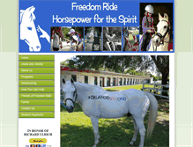 Tablet Screenshot of freedomride.com